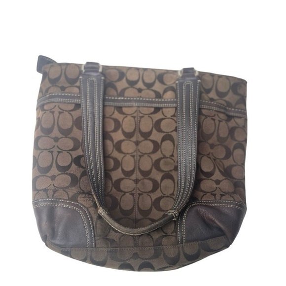 Coach Hampton Signature Handbag - Picture 5 of 5